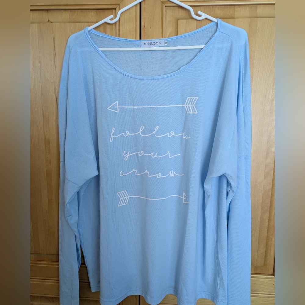 Misslook L/S Tee Size XXL ( Free With $50.00 Purchase)